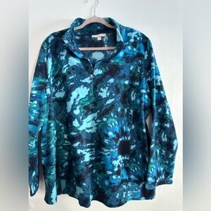 Woman Within Tie Dyed pullover
